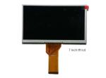 RGB 7" Wide Temperature LCD 50 Pins 800x480 Display 250 Nits Brightness