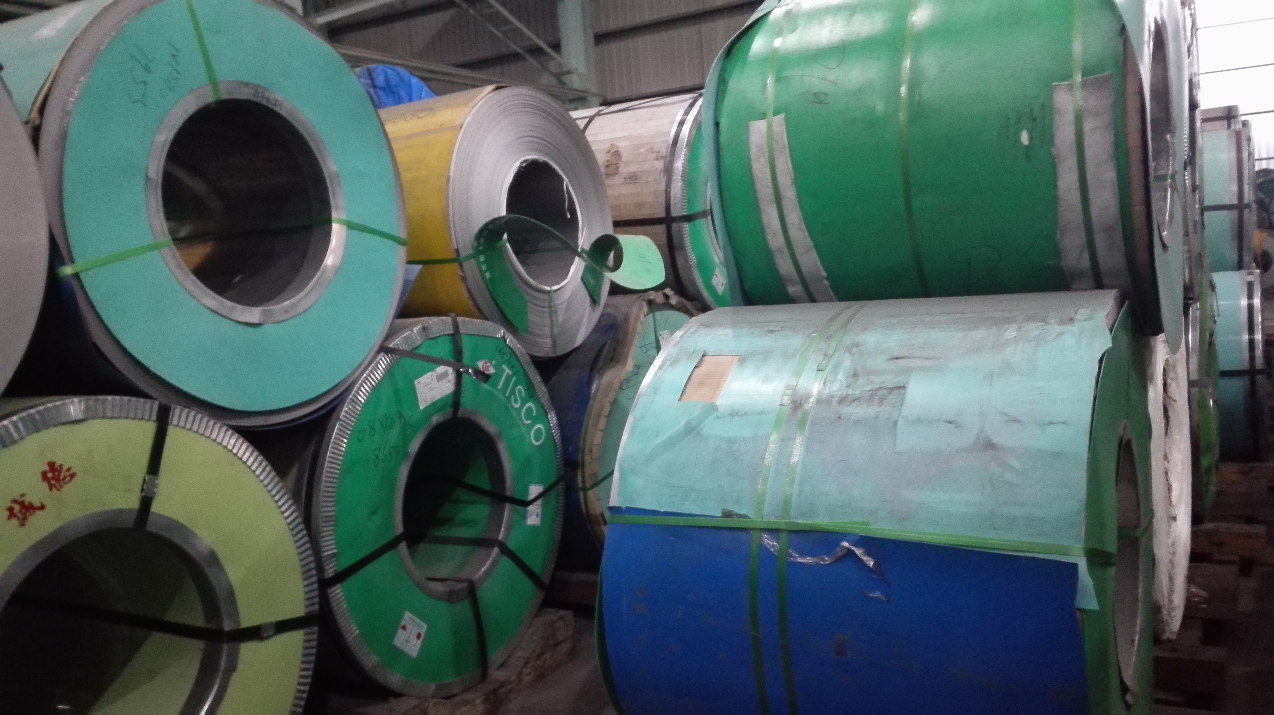 304 BA Stainless Steel Coil Stock Bright Surface 0.3-3MM Thickness