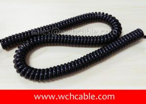 Wholesale UL Spiral Cable, AWM Style UL20801 20AWG 2C VW-1 90°C 300V, PP / TPU from china suppliers