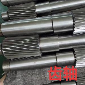 China 20CrMnti Gcr15 Spiral Gear Shaft Biomass Pellet Machine Spare Parts on sale