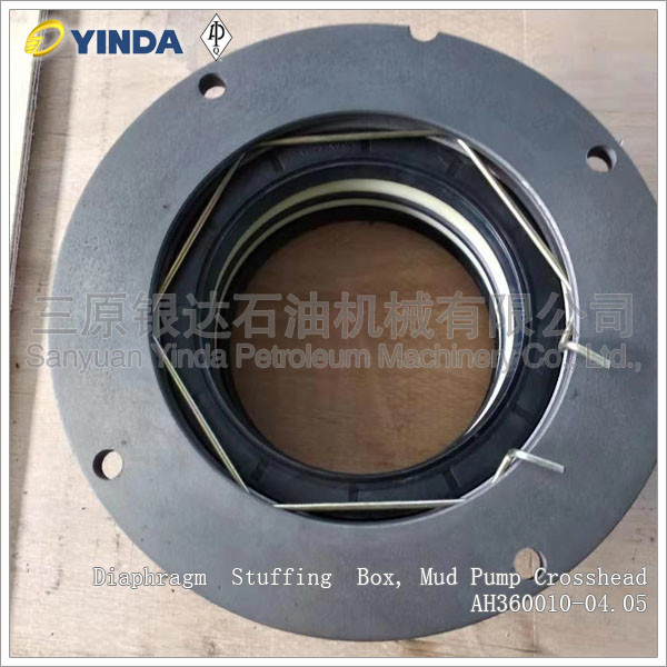 Diaphragm Stuffing Box Mud Pump Parts For Crosshead AH360010-04.05 GH3161-0405