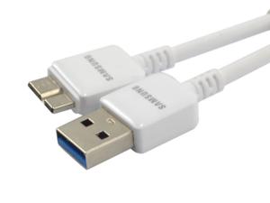 Wholesale White Round USB3.0 A Male to Micro B Charge Cable for Samsung Phone from china suppliers