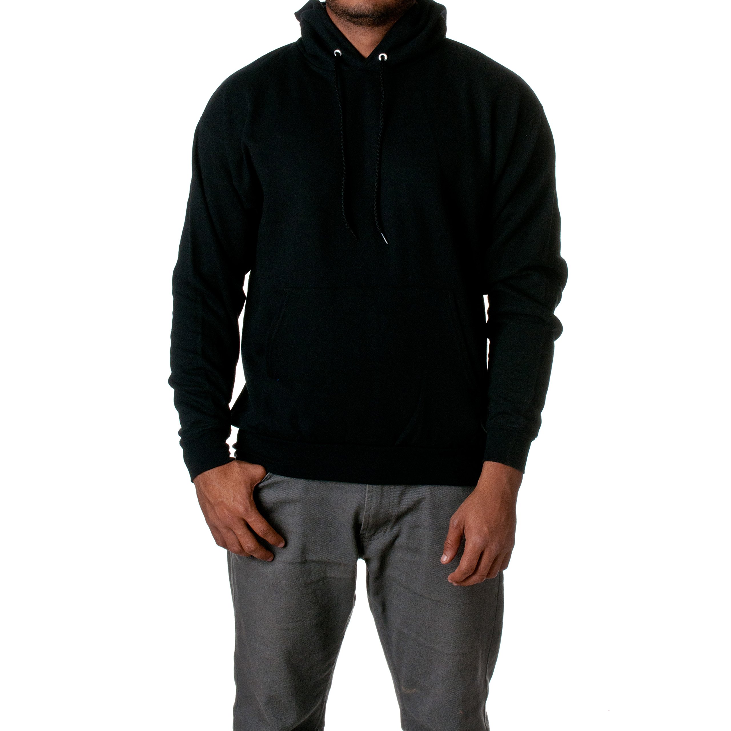 100 Cotton Men'S Hooded Sweatshirt Eco-Friendly Streetwear Sweatshirts Oversize Solid