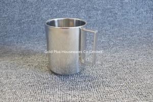Wholesale Eco-friendly custom logo 400ml stainless steel coffee mugs reusable travel tumbler with handle from china suppliers