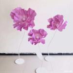 Modern Indoor And Outdoor Giant Silk Artificial Simulation Large Organza Flowers