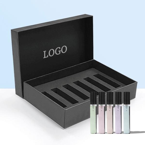 Rigid Cosmetic Lip Gloss Packaging Box Two Piece Cardboard Box Lift Off Lid Gift