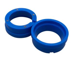 Wholesale Blue Small 0.005mm CNC Machined Plastic Parts from china suppliers