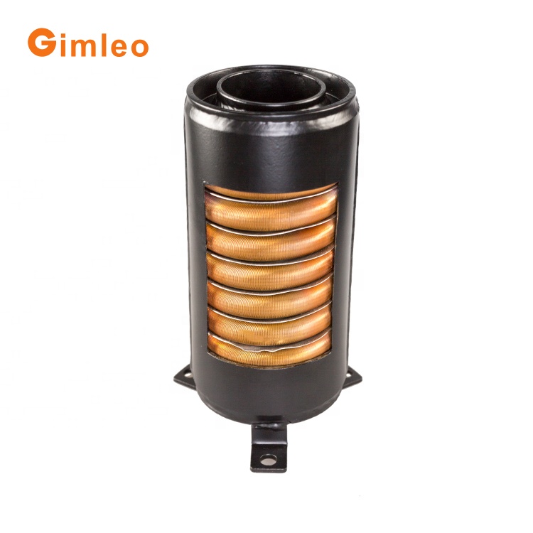 120mm Steel Shell And Coil Heat Exchanger RAK05-CMF 13KW Copper Coil Heat Exchanger