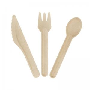 China Spoon Molded Pulp Products Lightweight Moluded Pulp Packaging on sale