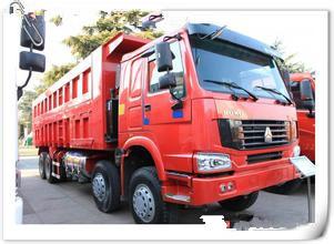 HOWO 12 wheels dump truck 8x4 30 tons loading tipper lorry / dumper truck with