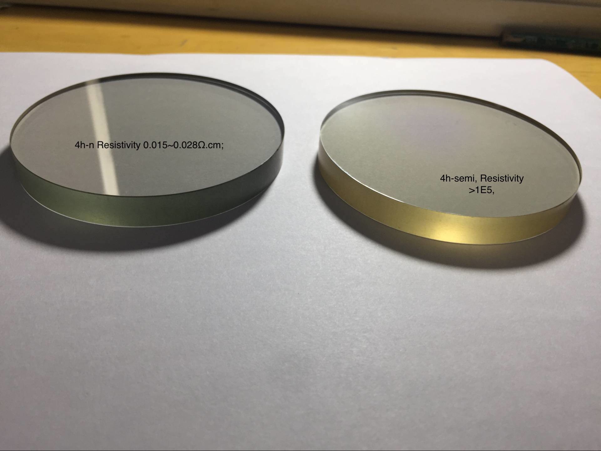 4H-N 4inch 6inch Sic Wafers Semiconductor Material For SBD MOS Device