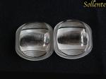 107MM Anti Glare Optical COB LED Glass Lens For 30W - 100W Street Light