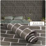 Walls with Modern Floral Design Waterproof 3D Brick Wallpaper backsplash