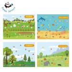 Kids Vinyl Reusable Sticker Pad Bundle About Sicense , Dress Up , Lovely Home
