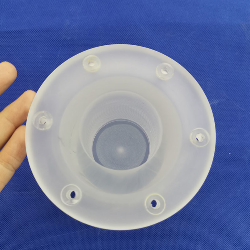 High Quality Polished Quartz Glass Tube Quartz Tube With Flange End