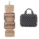 Waterproof Dots Nylon Hanging Travel Toiletry Bag