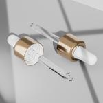 30ml Round Glass Serum Dropper Bottles For Hair Care Essential Oil
