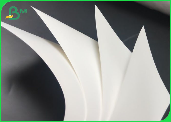 Eco - Friendly 120G 144G White Tear resistant Paper / Stone Paper Sheets