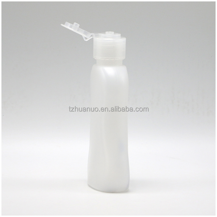 100ml PE Waist Collection Plastic Sprinkler Bottle with Customized Logo and Clamshell