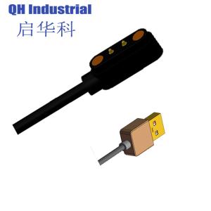 Wholesale 2Pin 4.0mm Large Idi Screw Contact Pin Magnetic 12V Connectors Micro Pcba Solder Cup Pogo Pin Magnetic Pogo Pin from china suppliers