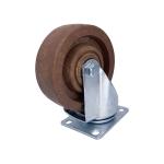 Phenolic Resin Wheel High Temp Resistant Swivel Plate Caster 3 Inch