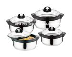 8pcs Promotion stainless steel cooking pot Food warmer pot for commercial