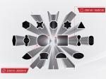 Metal Fiber Tube Laser Cutting Machine With FSCUT Control System steel tube