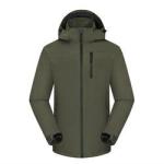 2023 Wholesale Custom embroidery logo waterproof Zipper softshell Jacket