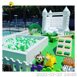 Wholesale Indoor Soft Play Equipment Inflatable Bounce House Ball Pit With Soft Play from china suppliers