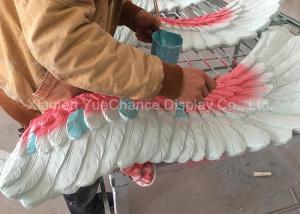 Wholesale Big Size Wing Shape Fiberglass Resin Statues Colorful Artificial Wing Decorations from china suppliers