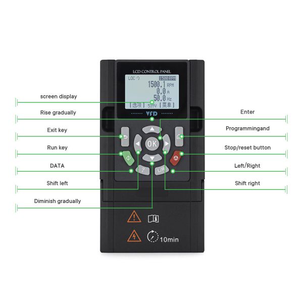 New Product Energy Saving Variable Frequency Drive Stable Performance Digital Display for Industrial Automation