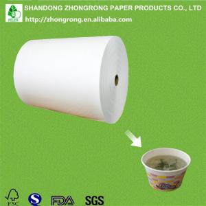 China PE coated paper for disposable soup bowl on sale