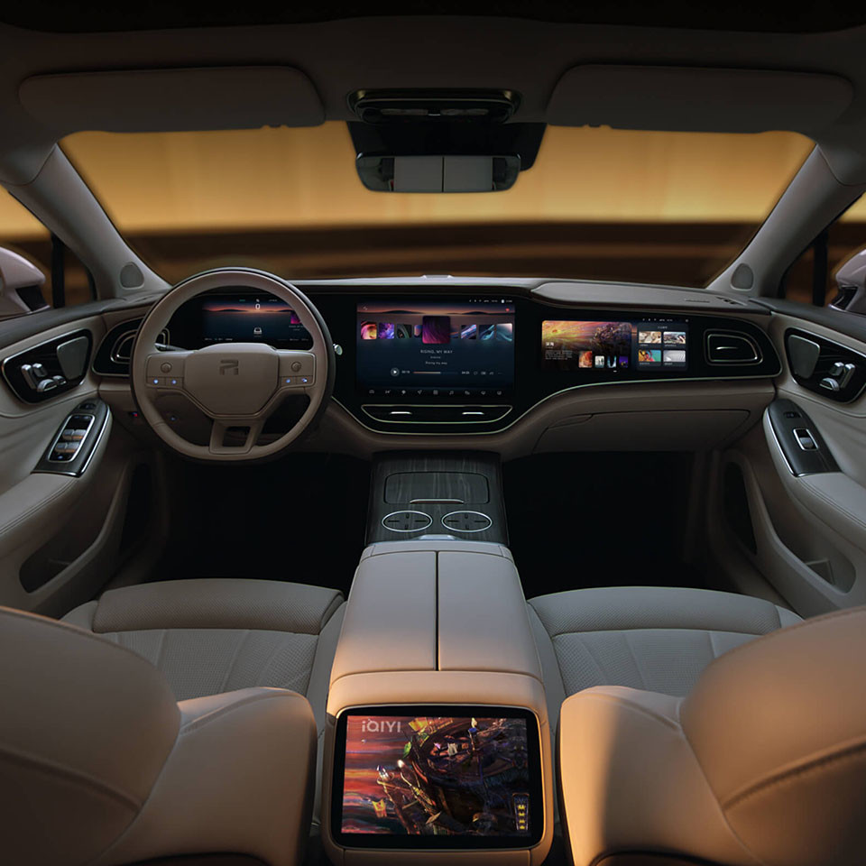 Feifan F7 Electric Car Luxury Hatchback Sedan 666KM Range