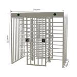 Full High Pedestrian Turnstile Reliable Security Construction Turnstiles