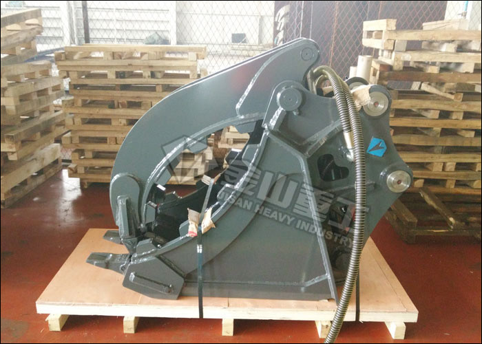 Hydraulic Thumb Excavator Grab Bucket , Backhoe Clamp Bucket Suit Komatsu PC45 PC50 PC60