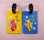 Rubber Promotional gift 3D soft PVC luggage tag
