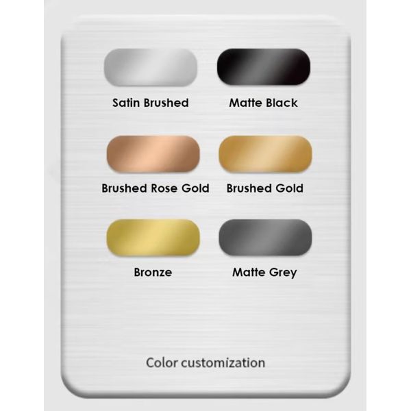 Oval Shaped Stainless Steel Vessel Bathroom Sinks With Matte Black Matte Grey Color