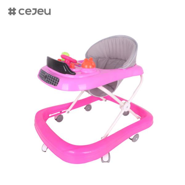 CJ-1166,baby walker,Music 3 Height adjuster Silent wheel*6 Cushion: Linen One
