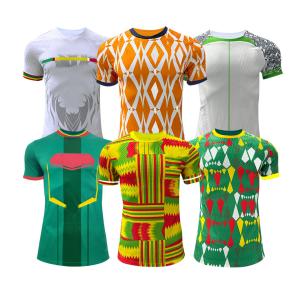 Wholesale Breathable Soccer Team Jersey Lightweight Fabric Dynamic Design from china suppliers