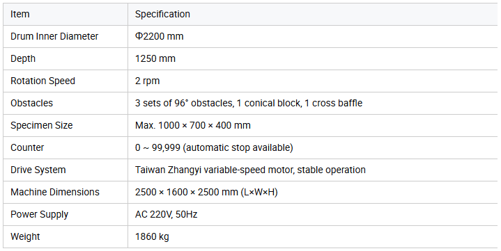 HUAKAI Luggage Tumbling Barrel Drop Impact Testing Machine, Luggage Hexagonal Drum Testing Machine