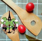 Bamboo heart shaped salad spoon wooden serving spoon