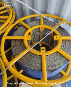 Wholesale Anti Twisting Galvanized Braided Steel Wire Rope Overhead Conductor Stringing from china suppliers
