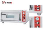 Stainless Steel High Temperature Commercial Single Deck electric Pizza Oven With
