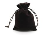 Luxury Suede Drawstring Jewelry Pouch Pantone Color With Embroidery Logo