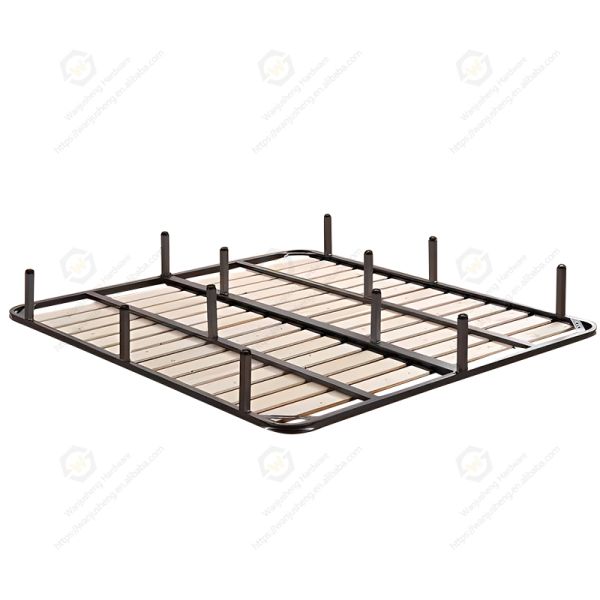 Bed Frame with Thickened Solid Wood Skeleton Moisture-proof Bed Board Encrypted Design Foldable Tatami Steel Frame Customizable