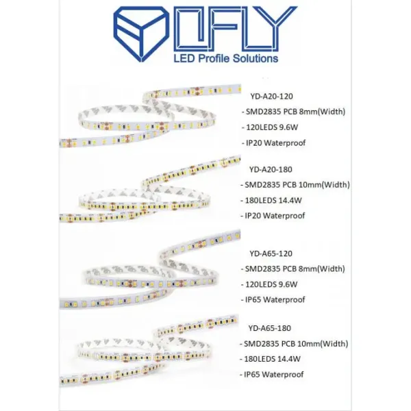 Customized Temperature 12V/24V IP20-IP68 LED Strip Lighting Flexible LED Strip Lights