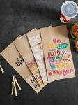 Twisted Paper Handle Food Packaging Paper Bag for Product Launches