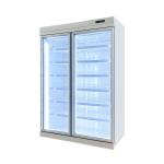 Commercial -18C Self - Contained Upright Display Glass Door Freezer For Frozen