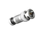 Waterproof RG6 RG59 RG58 Coaxial Cable Compression BNC Connector For RF