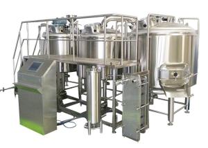 Wholesale Volume 700L 3 Vessel Brewing System Steam Heating Brewhouse For Beer Making from china suppliers